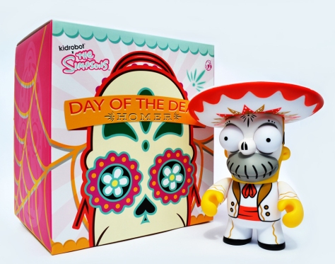 Day of the Dead Homer, with box