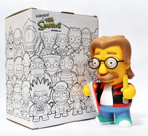 Kidrobot's Matt Groening, back of the box
