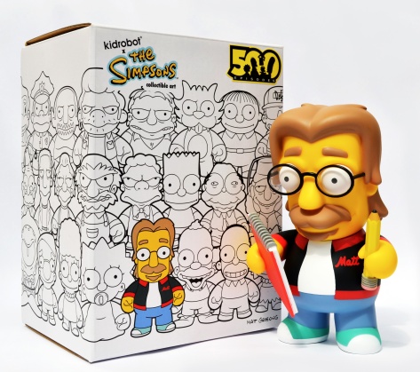 Kidrobot's Matt Groening, front of box