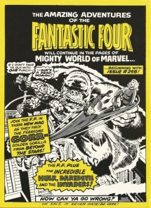 The Complete Fantastic Four, issue #37, back cover